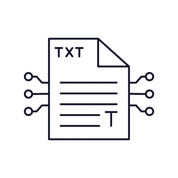 Text generation icon